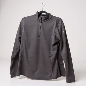 Spyder Black Long-Sleeve Quarter-Zip‎ Pullover XL